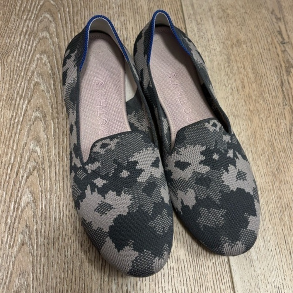 Rothy's Loafer Grey Botanicamo in US 7.5